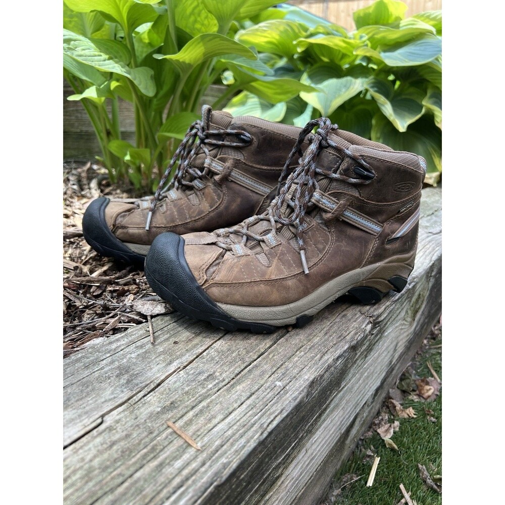 Keen Targhee II Mid Waterproof Hiking Brown Casual Boots 1004114 US Women’s 8.5 - Picture 4 of 16
